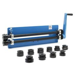 Cintreuse &agrave; rouleaux manuelle rouleuse de t&ocirc;le machine &agrave; cintrer pliage t&ocirc;le 16_0000779