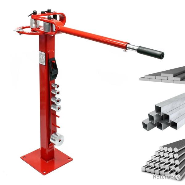 Cintreuse de tubes sur pied presse atelier cintrer manuelle carr rond plat acier plier rouge 16_00