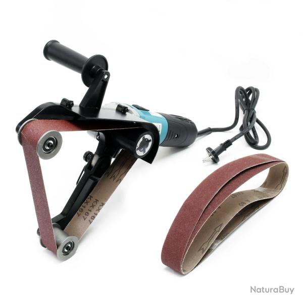 Ponceuse � bande 760 mm 1300 watts meulage polissage satiner �grener bande abrasive 16_0000599