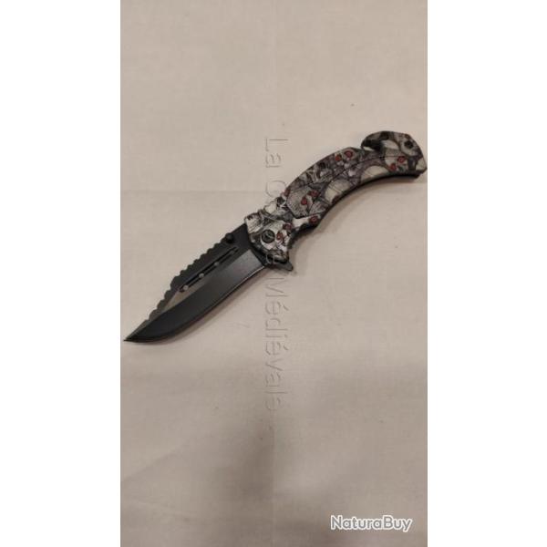 COUTEAU TACTIQUE ZOMBIE/WALKING DEAD