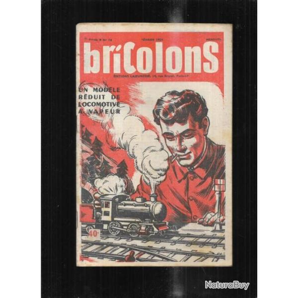 bricolons 78 f�vrier 1954 , barri�re de s�curit�, table roulante , commode, fosse septique, planeur