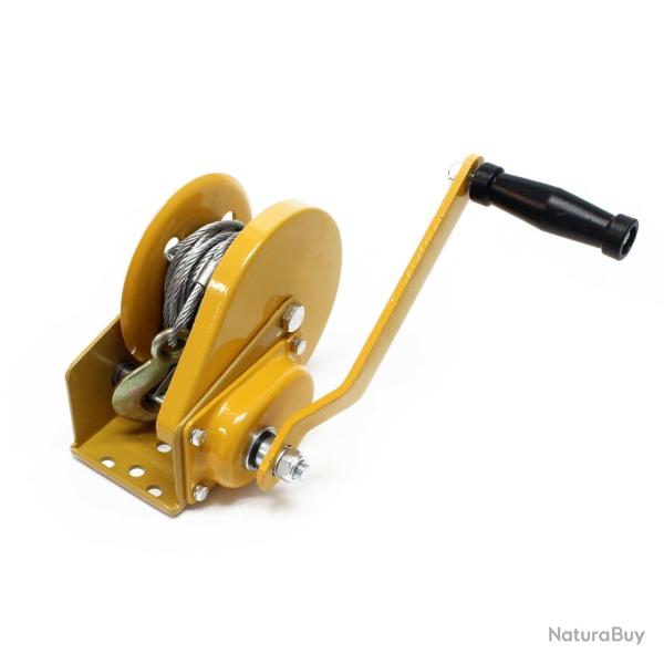 Treuil � c�ble manuel de rapport transmision 4.2:1 halage max. 540 kg 10m palan 16_0000518