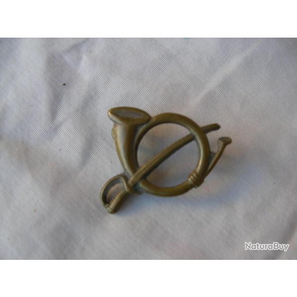 WW2/POSTWAR FRANCE INSIGNE DE REGIMENT DE CHASSEUR AVEC PE