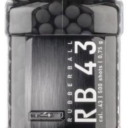 BILLES CAOUTCHOUC T4E PRAC-SERIES CAL. .43 BTE 500