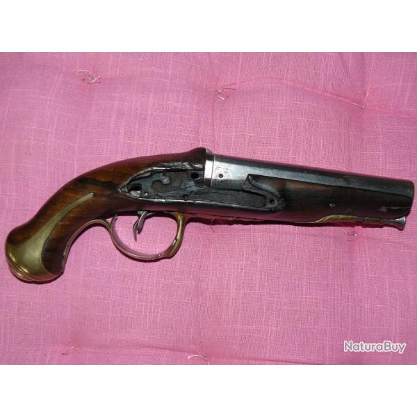 PISTOLET A SILEX DEUX COUPS