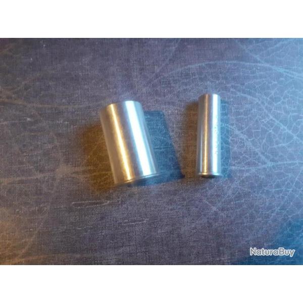 ... Lot de  2 douilles Alu Mixte 12 et 9.3x74