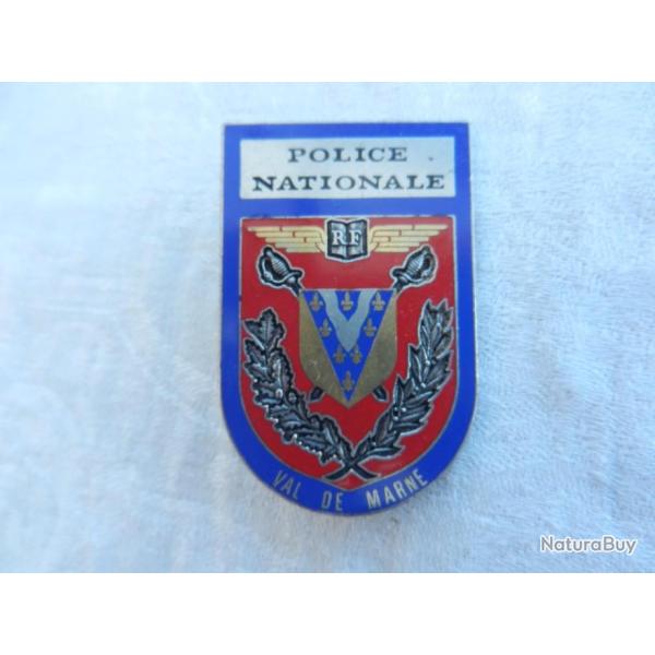 ancien insigne Police Nationale Val de Marne