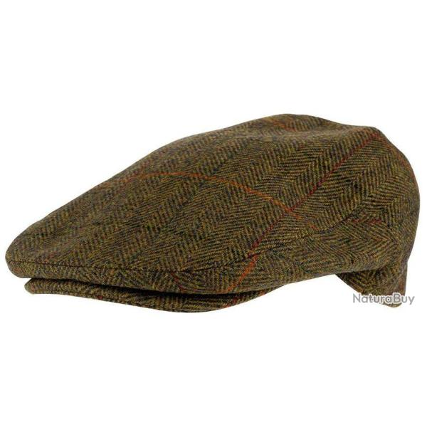 Casquette Jack Pyke plate Tweed Marron
