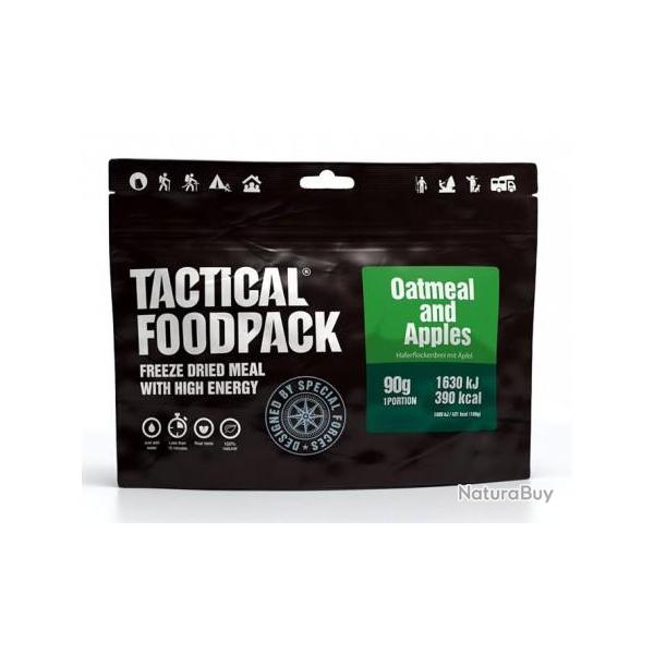 TACTICAL FOODPACK | FLOCONS D'AVOINE AUX POMMES | LYOPHILISE