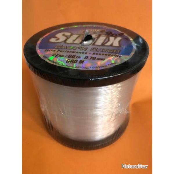 600 m nylon sufix 70/100 cast n catch p�che traine
