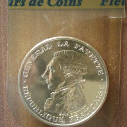 France 100 Francs 1987 NEUVE FLEURS DE COINS General La Fayette Piece Argent Franc