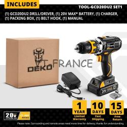 Perceuse Visseuse Sans Fil Pro 20V -GCD20DU2 SET1  20260729082514