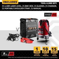 Niveau Laser Rotatif 360 Auto Nivelant 6 Points-LL58R SET1 20260729082514