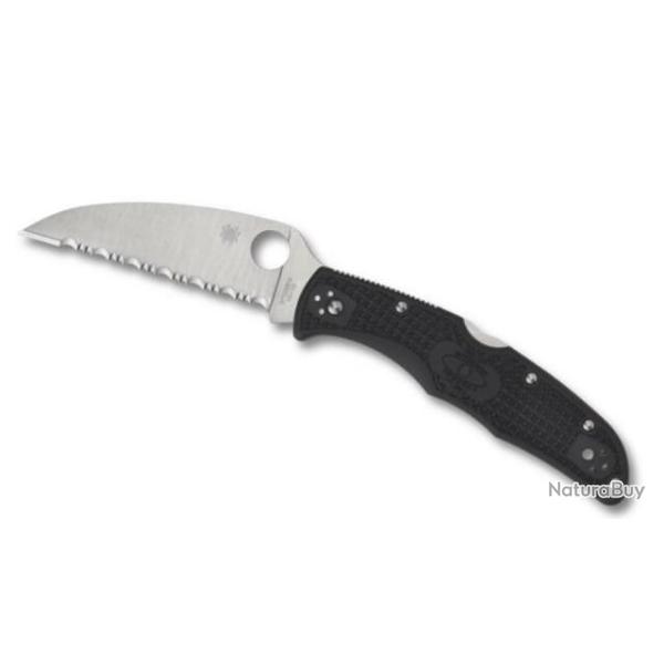 C10FSWCBK-Couteau de poche Spyderco Endura 4 Wharncliffe noir