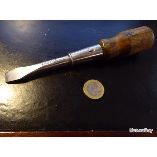 Tournevis � frappe panne de 12 mm manche bois longeur 18 cm