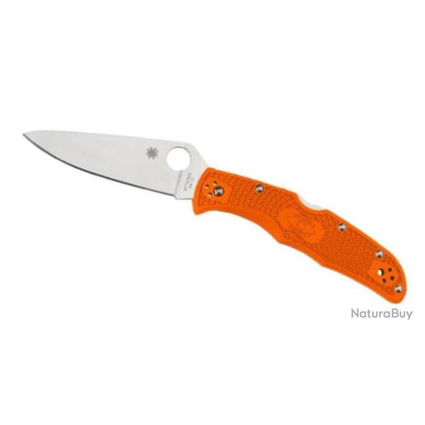 C10FPOR-Couteau de poche Spyderco Endura 4 Orange