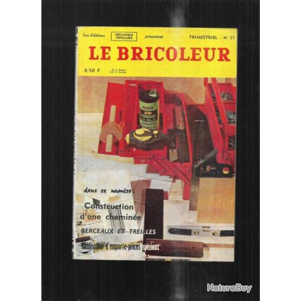 le bricoleur 57 par m�canique populaire 1968, construire une chemin�e, soyez fier de votre pelouse