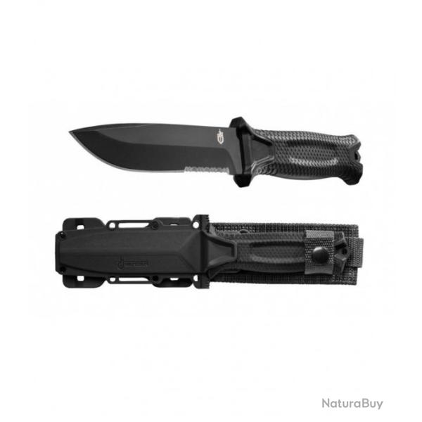 COUTEAU STRONGARM SERRATED - BLACK