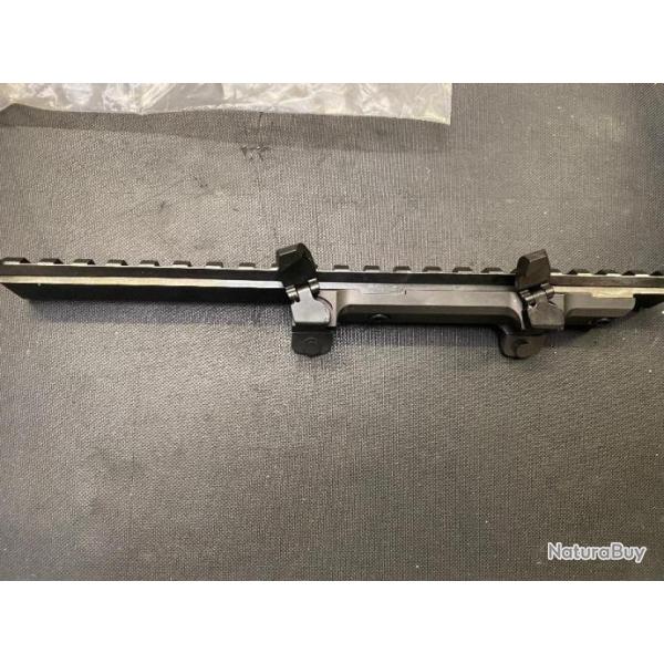 Montage HMS SAMO Rail Picatinny  222 mm pour Blaser R93 R8 K95 Express, Id�al Lunette Thermique