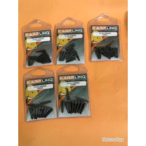 50 tail rubber t�tine montage plomb carpe