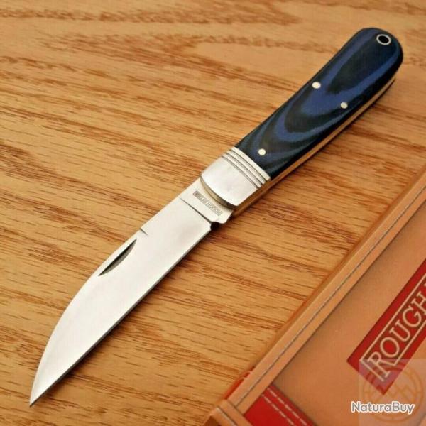 Couteau Rough Rider Denim Micarta Lame Wharncliffe Acier 440 RR2181
