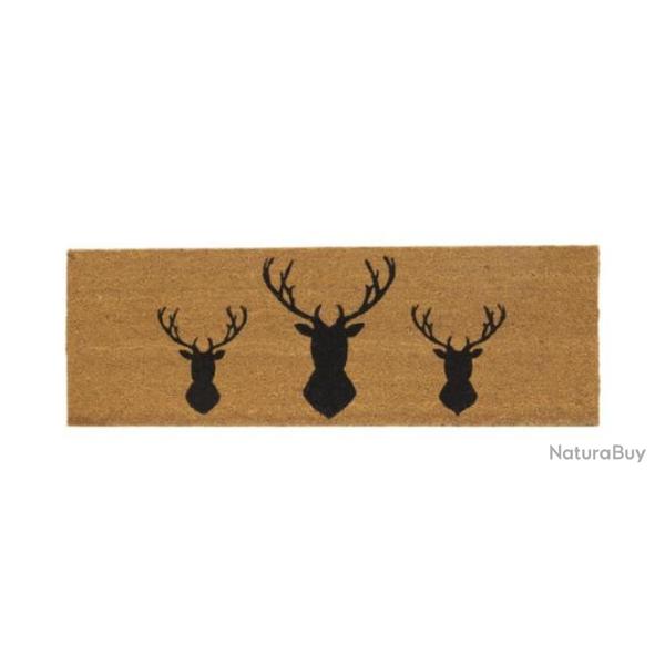 PAILLASSON GRAND FORMAT MOTIF T�TE DE CERF