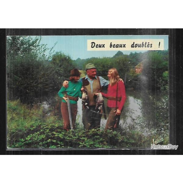 cpm deux beaux doubl�s la chasse bien de chez nous ,