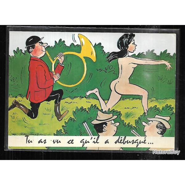 cpm chasse � courre humoristique , tu as vu ce qu'il a d�busqu�..