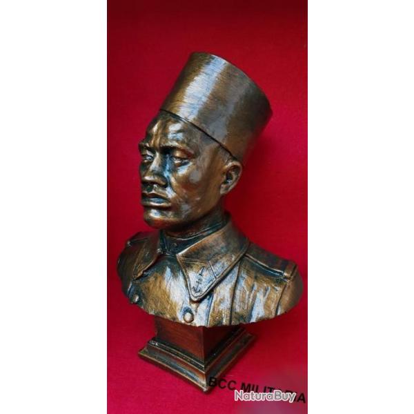 Buste d'un Tirailleur S�n�galais de la Grance Guerre  ( Sk1)