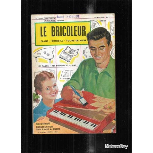 le bricoleur 2 par m�canique populaire 1954, cabane � outils jardin, jouets en carton, fabriquez vos