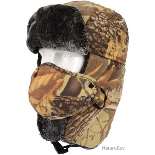 Chapka en polyester - Woodland Camo - Livraison gratuite et rapide