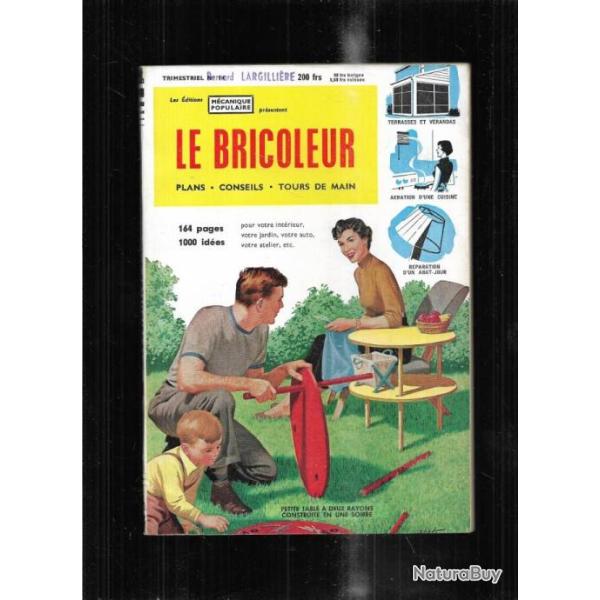 le bricoleur 14 par m�canique populaire 1957 , porches et terrasses ferm�es, ventilateur a�ration,