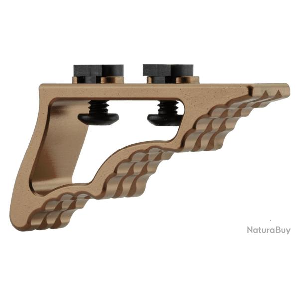 Angle Grip Aluminium CNC M-LOK / Keymod TAN