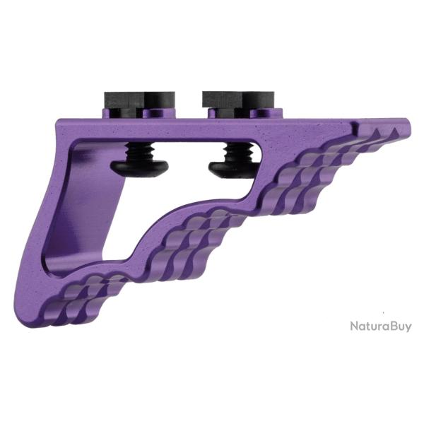 Angle Grip Aluminium CNC M-LOK / Keymod VIOLET