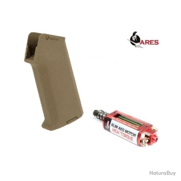 Poign�e Moteur et Moteur Ares High Torque - Tan