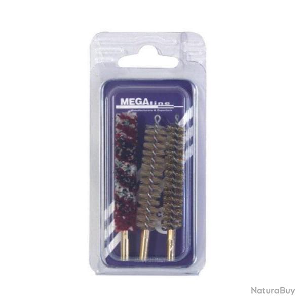 Blister Megaline 3 Brosses - 9 mm / Fusil