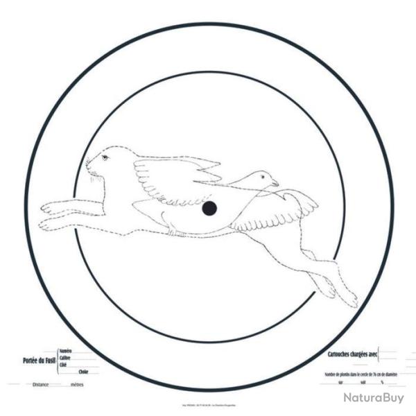 Cible d'Essai pour Fusil COURT 90x90 Default Title