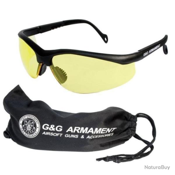 Lunettes de Protection G&G Armament CE Jaunes
