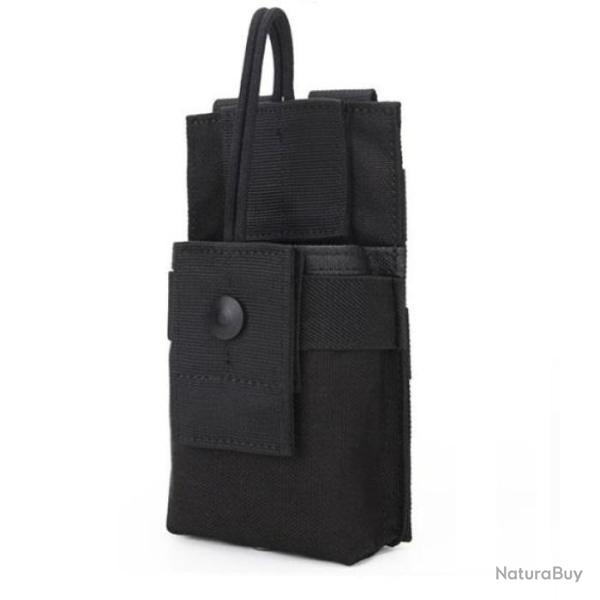 Poche Radio Molle Tactical OPS Gris - Noir