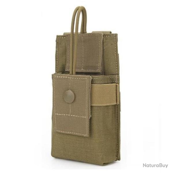 Poche Radio Molle Tactical OPS Gris - Tan
