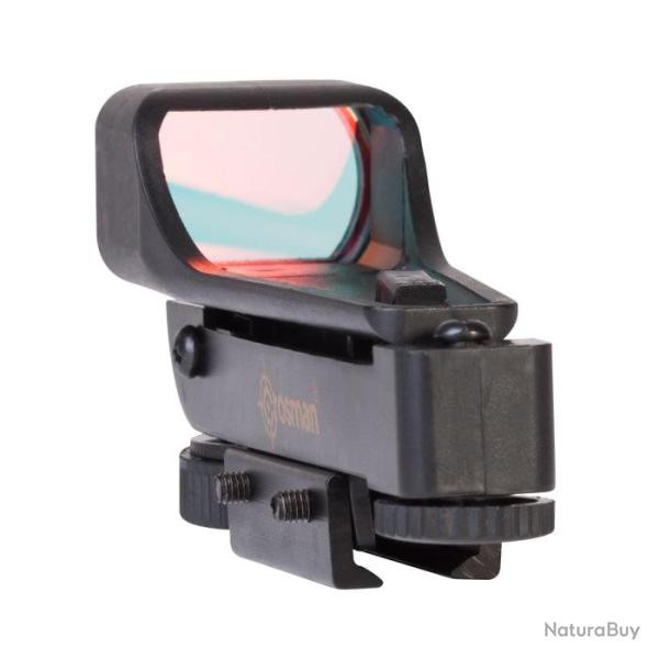 Viseur Point Rouge Center Point Black Wide Lens