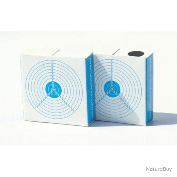 Rondelle Court Imprimerie Auto Collante 15 mm / Blanc - 19 mm / Blanc