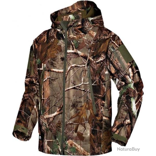 TOP ENCHERE - Veste tactique impermable pour homme - Camouflage - Livraison gratuite et rapide