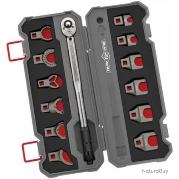 Kit pour AR15 REAL AVID MASTER-FIT Clef dynamomtrique + 12 pices