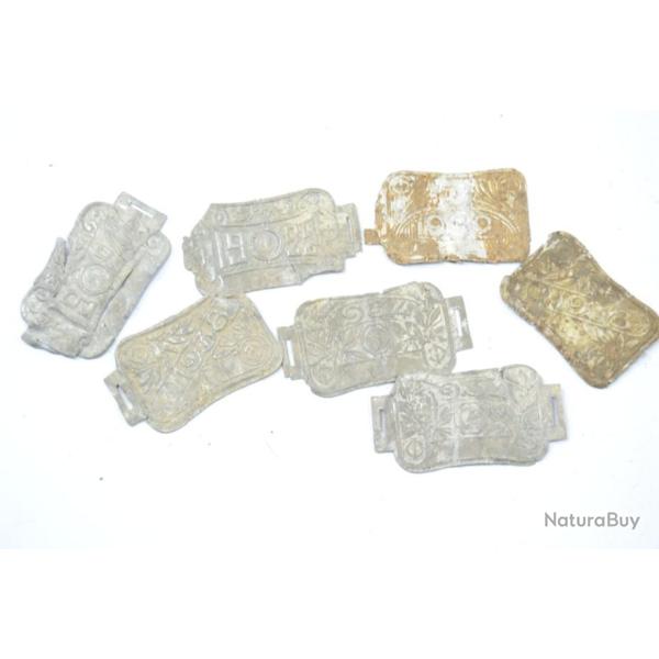 Lot plaque fiscale de v�lo bicyclette Fran�aise ann�es 1930. Epoque WW2.