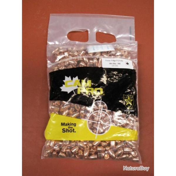 OGIVES CAM PRO FCP 9RN 115GR