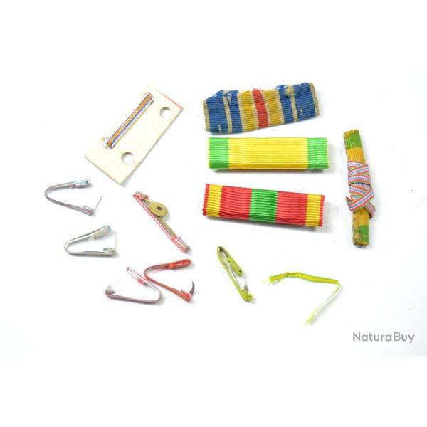 Lot rappel de mdaille miniatures rubans vrac