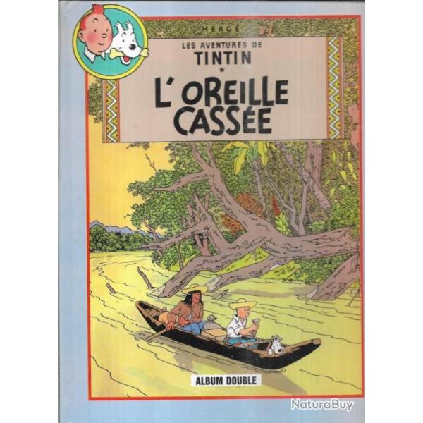 tintin , l'oreille casse et coke en stock d'herg   bd