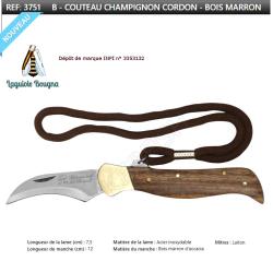 Couteau champignons N&deg; 3751 acacia Laguiole BOUGNA