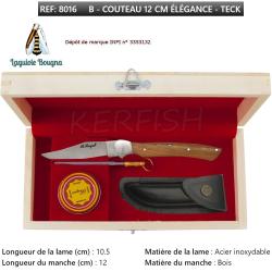 Coffret Couteau N&deg; 8016 Teck Elegance Laguiole BOUGNA